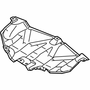 OEM 2021 Nissan Rogue Heat Insulator-Trunk Floor - 74772-6RR0A