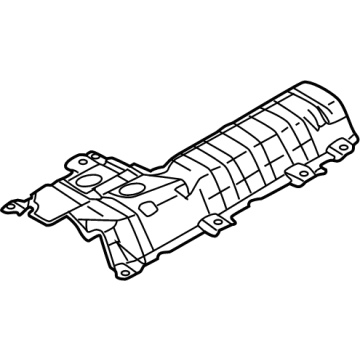 OEM Nissan Rogue Heat Insulator-Front Floor - 74758-6RR0A