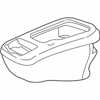 OEM 1995 GMC K2500 Compartment Asm-Front Floor*Navy Blue<Use 1C1J*Dark Navy Blue - 15027257