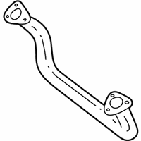 OEM 1998 Chevrolet C2500 Cross Over Pipe - 10191474