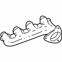 OEM 1996 Chevrolet C3500 Manifold - 12557359