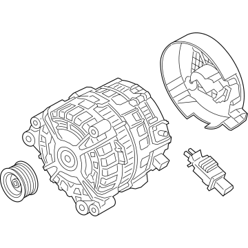 OEM BMW 530e xDrive RP ALTERNATOR - 12-31-8-490-440
