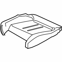 OEM 2021 BMW X6 Foam Element, Comfort Seat - 52-10-7-462-319
