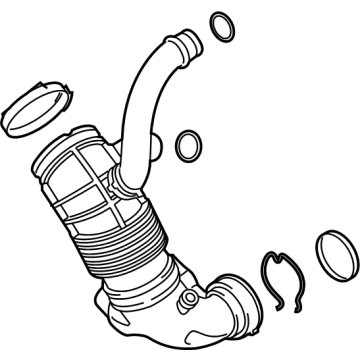 OEM BMW Air Duct - 13-71-7-643-302