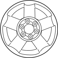OEM 2012 Nissan Pathfinder Aluminum Wheel - 40300-EA41C