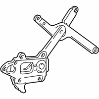 OEM 1999 GMC Jimmy Front Side Door Window Regulator - 93386009