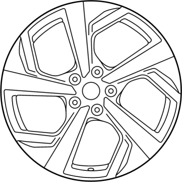 OEM Nissan Rogue Sport Wheel-Aluminum - D0C0M-HV05A