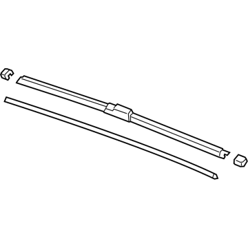 OEM Acura TLX Blade, Windshield Wiper (650Mm) - 76620-TGV-A01