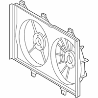 OEM 2017 Toyota Highlander Fan Shroud - 16711-0P250