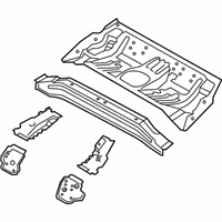 OEM 2017 Kia Forte5 Panel Assembly-Rear Floor Front - 65510B0500