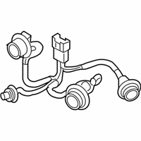 OEM 2010 Hyundai Accent Rear Combination Holder & Wiring - 92490-1E010