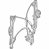 OEM 2018 BMW 640i xDrive Gran Turismo Rear Left Window Regulator - 51-35-8-494-805