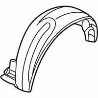 OEM 2006 BMW X5 Cover, Wheel Housing, Rear Left - 51-71-8-403-059