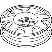 OEM 2021 Ford Mustang WHEEL ASY - LR3Z-1007-B