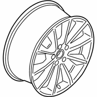 OEM 2020 Ford Mustang Wheel, Alloy - FR3Z-1007-L