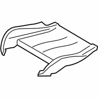 OEM 2016 BMW M6 Foam Section, Comfort Seat, A/C, Left - 52-10-8-055-485