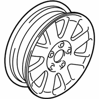 OEM 2003 Lincoln LS Wheel, Alloy - 3W4Z-1007-GA