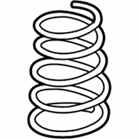 OEM 2009 Toyota Venza Coil Spring - 48231-0T020