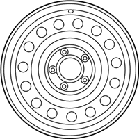 OEM 2016 Kia Forte5 Wheel Assembly-Steel - 52910A7150