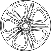 OEM 2014 Kia Forte Wheel Assembly-Aluminum - 52910A7450