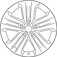 OEM 2014 Nissan Juke Aluminum Wheel - D0300-1KA2B