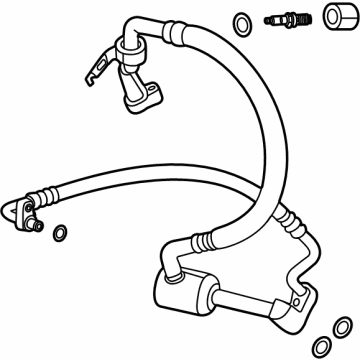 OEM 2021 Chevrolet Blazer Discharge & Liquid Hose Assembly - 84211811