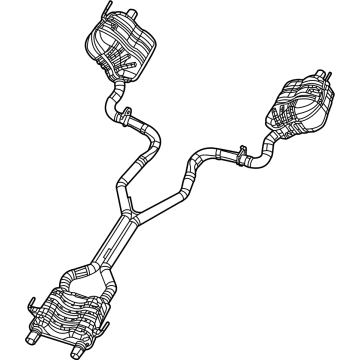 OEM 2021 Jeep Grand Cherokee L RESONATOR-EXHAUST - 68459145AC