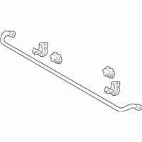 OEM 2018 Hyundai Elantra GT Bar Assembly-RR STABILIZER - 55510-F2AA0