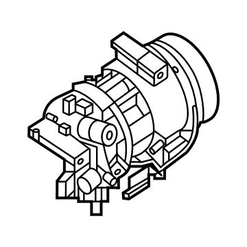 OEM Nissan Rogue Compressor Assy-Cooler - 92600-6RA0B