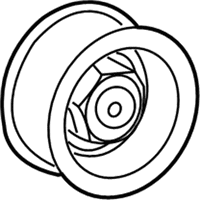 OEM 2005 Ford Explorer Pulley - 1L2Z-10344-AB