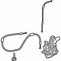 OEM 2019 Lexus LS500h Trunk Lock Actuator Motor - 64650-50060