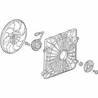 OEM 2018 Chevrolet Traverse Fan Module - 84199037