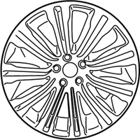 OEM Chrysler 300 Aluminum Wheel - 1TD73DX8AB