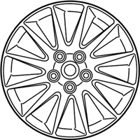 OEM Chrysler 300 Aluminum Wheel - 1LS51GSAAB