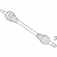 OEM 2022 Ford Police Interceptor Utility Axle Assembly - L1MZ-4K138-D