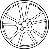 OEM 2003 Mercury Marauder Wheel, Alloy - 3W3Z-1007-BA