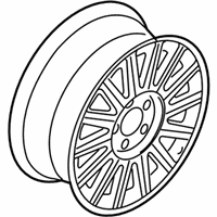 OEM 2008 Mercury Grand Marquis Wheel, Alloy - 8W3Z-1007-A