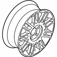 OEM 2010 Lincoln Town Car Spare Wheel - 6W1Z-1007-DA