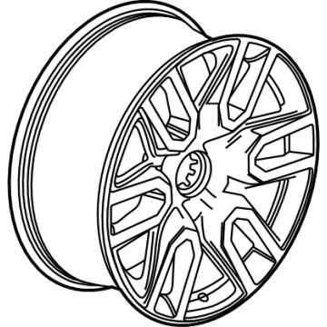 OEM 2022 GMC Yukon XL Wheel, Alloy - 23376228