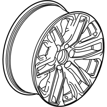 OEM 2022 GMC Yukon XL Wheel, Alloy - 84647039