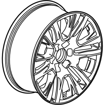 OEM 2021 GMC Yukon XL Wheel, Alloy - 84308400