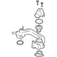 OEM 2008 Ford Explorer Sport Trac Thermostat Unit - 7R3Z-8C368-C