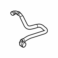 OEM 2018 BMW M5 Hose, External Radiator - 17-12-7-856-740