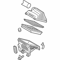 OEM 2016 Kia Optima Air Cleaner Assembly - 281104R100