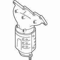 OEM 2010 Hyundai Sonata Exhaust Manifold Catalytic Assembly, Left - 28510-3CAS0