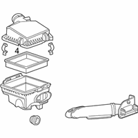 OEM 2016 Cadillac ELR Air Cleaner Assembly - 20871246