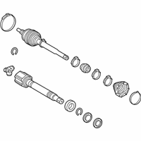 OEM 2019 Lexus NX300 Shaft Assembly, Front Drive - 43410-78030