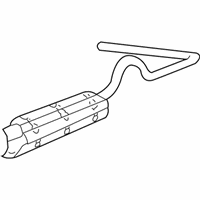 OEM 1992 Ford E-250 Econoline Exhaust Resonator - F4UZ5230C