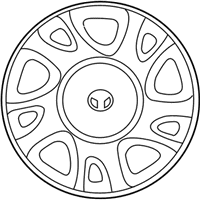 OEM Toyota Solara Wheel Cover - 42621-AA050