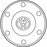 OEM 2003 Toyota Solara Wheel Hub Ornament Sub-Assembly - 42603-AA050